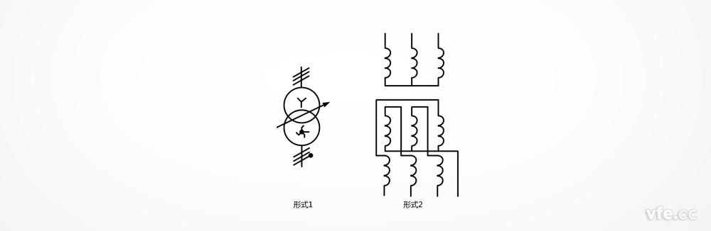 星形曲折形中性點引出連接的三相變壓器