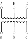 由V聯結組成的三相不接地電壓互感器