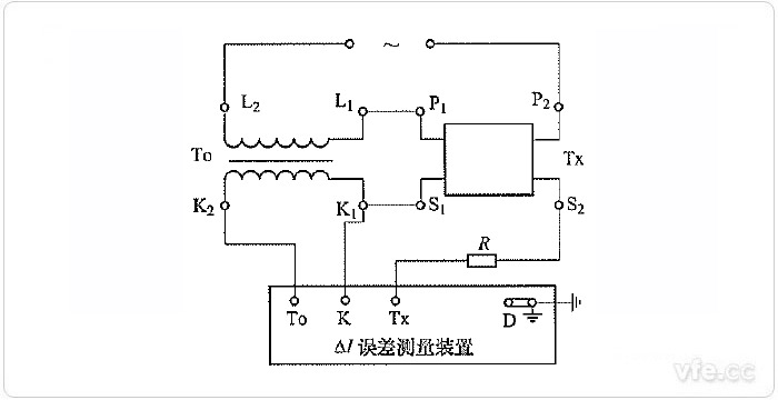 差值法原理測(cè)量非傳統(tǒng)電流互感器電流輸出誤差線路